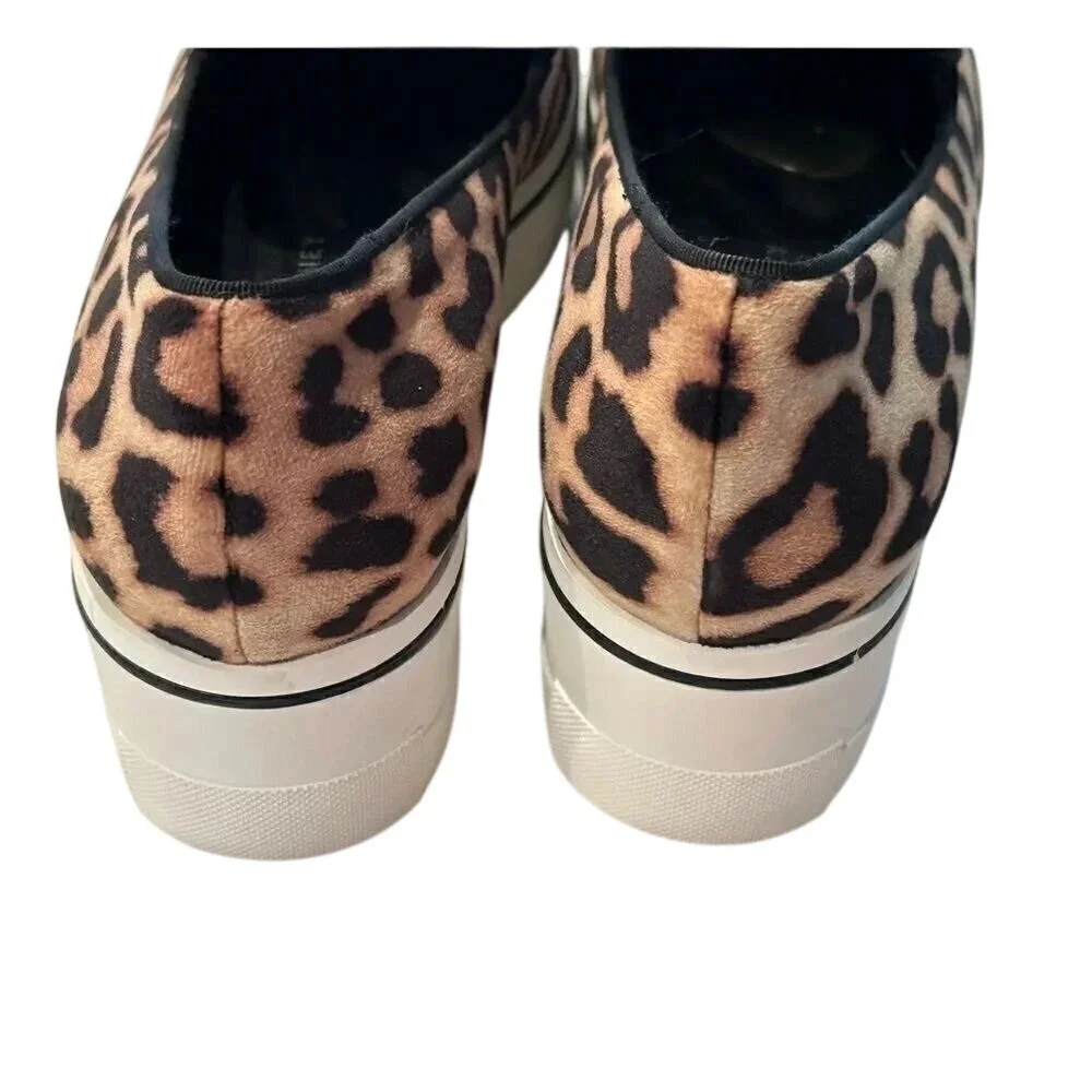 Stella McCartney Women's Leopard-Print Platform‎ Wedge Sneakers EU 40 size 10